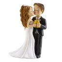 Figura para tarta boda "copa y beso" DEKORA