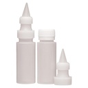Pack de botellas con boquillas, plástico, blanco, 10 cm, 2 ud kitchen CRAFT