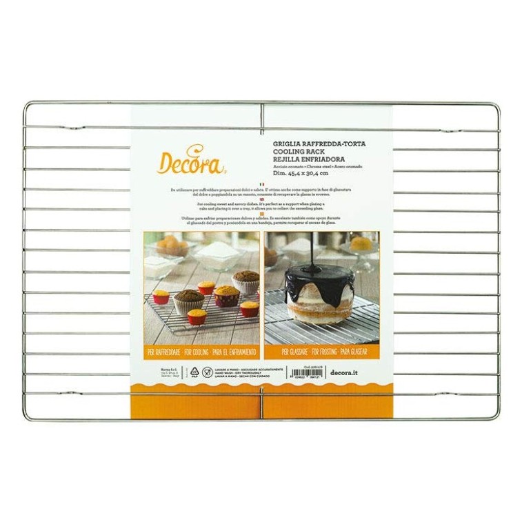 Rejilla enfriadora rectangular 45x30cm. DECORA