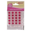 Diamantes comestibles rosas 20ud FUNCAKES