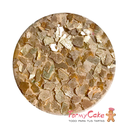 Copos brillantes dorados comestibles 7gr crystal CANDY