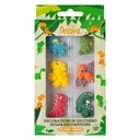 Dinosaurios de azúcar 6ud DECORA