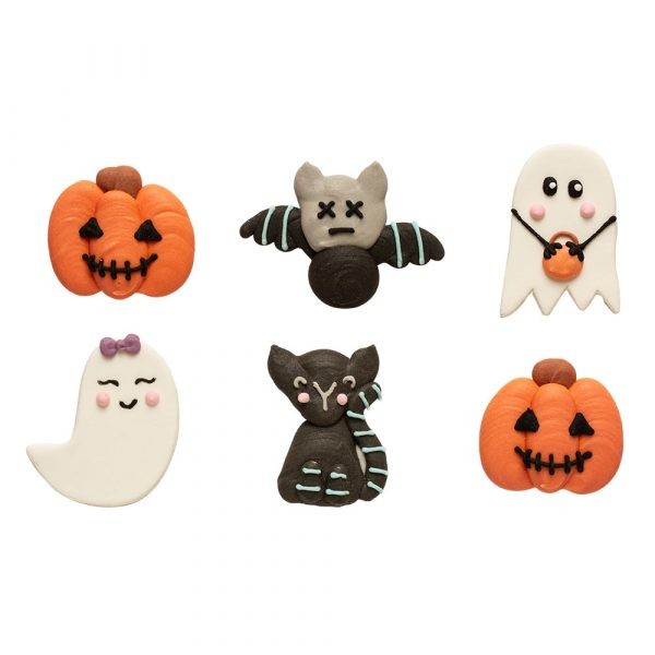 Decoración de azúcar señor y señora fantasma 6ud DECORA