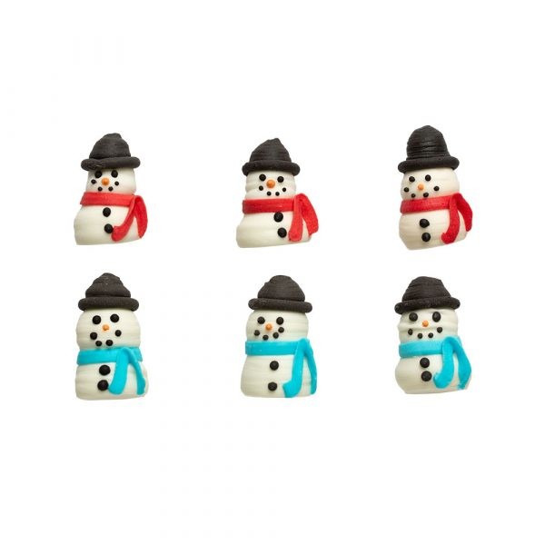Decoración de azúcar muñecos de nieve 3d DECORA
