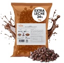 Cobertura chocolate con leche extra 34% 1kg TRAPA