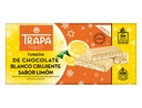 Turrón chocolate blanco crujiente sabor limón 175gr TRAPA