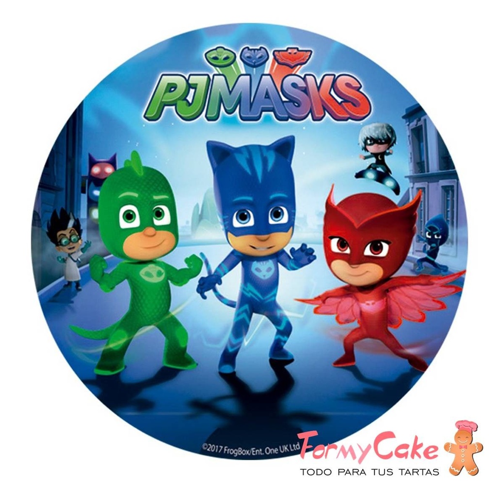 Oblea para decorar tartas. PJMasks 20CM