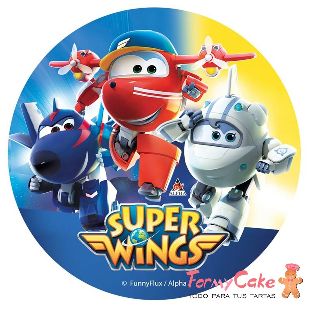 Impresión comestible super wings 20CM