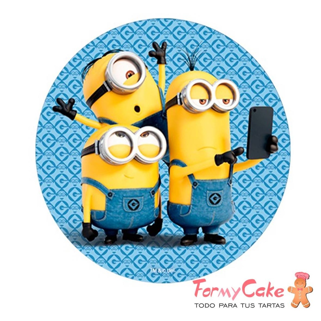 Impresión comestible minions 20CM