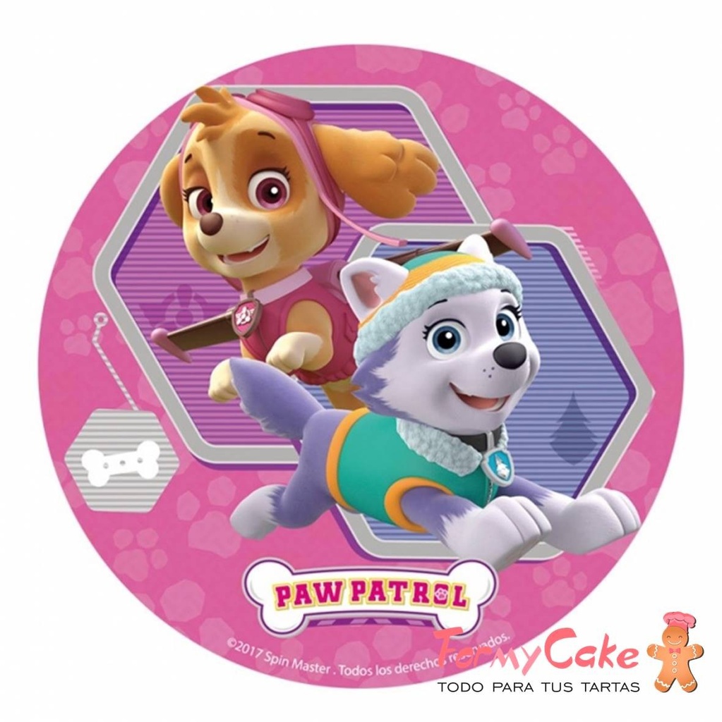Oblea para decorar tartas. Paw Patrol Skye 20CM