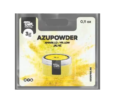[AZ01679] Colorante en polvo concentrado amarillo 3gr. Azupowder