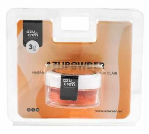 [AZ01676] Colorante en polvo concentrado naranja claro 3gr. Azupowder