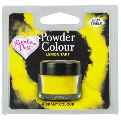 [RD0806] Colorante en polvo color amarillo limón 2gr. Rainbow Dust