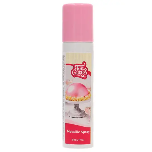 [F41450] Colorante en spray rosa metalizado 100ml. Funcakes