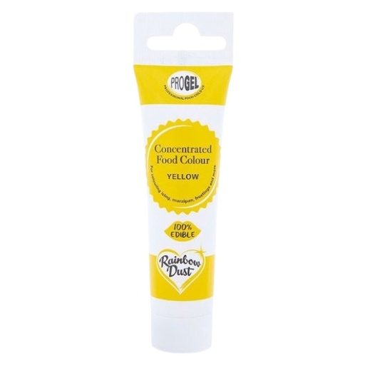 [RD9546] Colorante en gel amarillo progel 25gr. Rainbow Dust