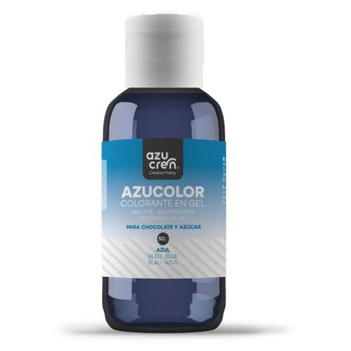 [AZ00164] Colorante en gel color azul 50gr. Azucolor