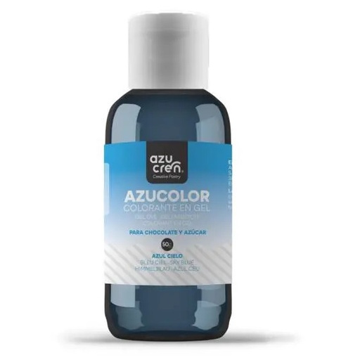 [AZ00163] Colorante en gel azul cielo 50gr. Azucolor