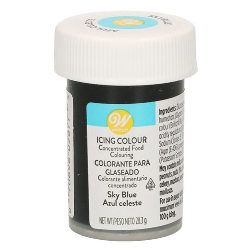 [04-0-0045] Colorante en gel azul cielo 28gr. Wilton