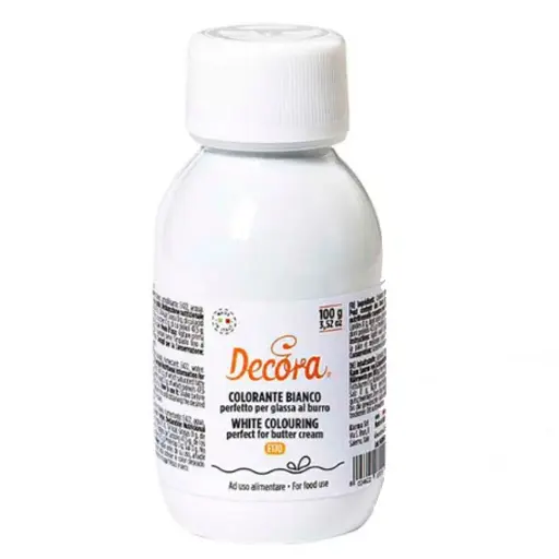 [9600845] Colorante en gel blanco 100gr (sin E-171). Decora