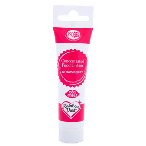 [RD9541] Colorante en gel color fresa progel 25gr. Rainbow Dust