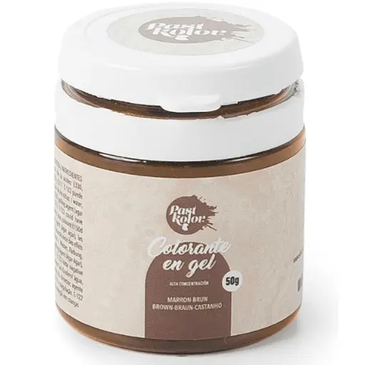 [swk1230] Colorante gel marrón 50gr. PastKolor