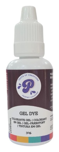 [P010009] Colorante gel color marrón liposoluble 30ml. Pastry Colours