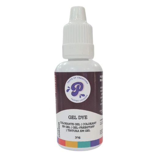 [P010009] Colorante gel color marrón liposoluble 30ml. Pastry Colours
