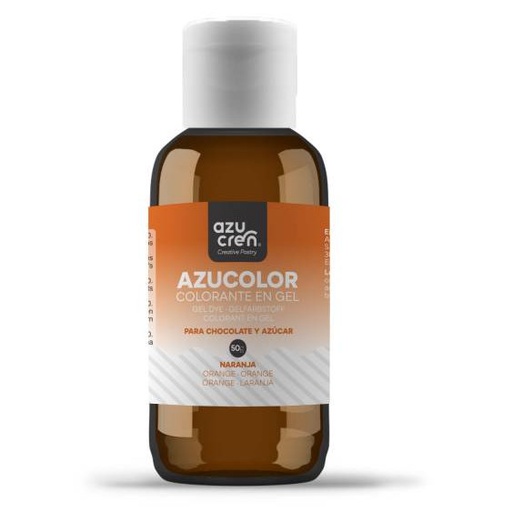 [AZ00170] Colorante en gel naranja 50gr. Azucolor