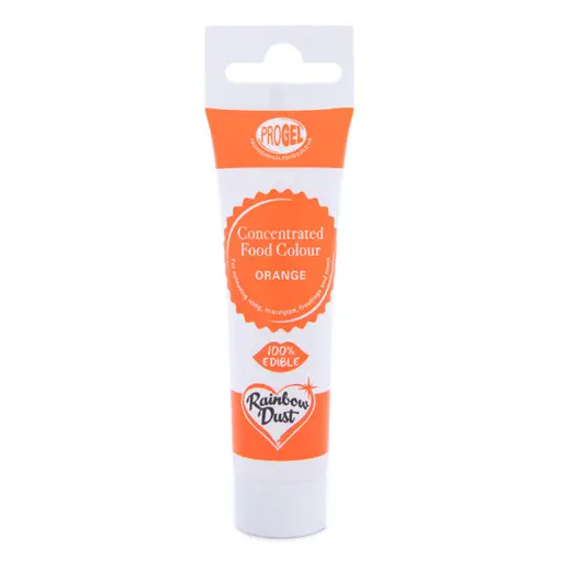 [RD9532] Colorante en gel naranja progel 25gr. Rainbow Dust