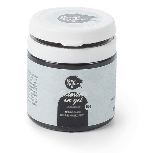 [swk1229] Colorante en gel negro 50gr. PastKolor