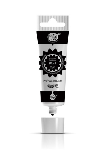 [RD9512] Colorante Gel Negro Progel 25gr De Rainbow Dust