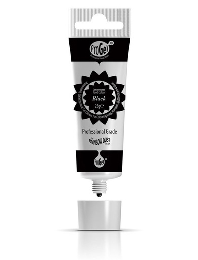 [RD9512] Colorante en gel negro progel 25gr. Rainbow Dust