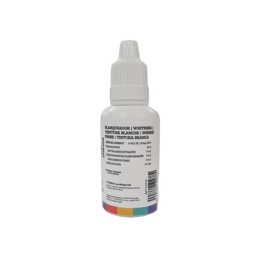 [P010016] Colorante Gel PastryWhite Liposoluble 30ml. Pastry Colours
