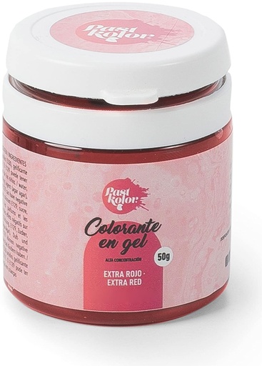 [swk2076] Colorante en gel rojo 50gr. Pastkolor