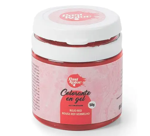 [swk1232] Colorante en gel rojo 50gr. Pastkolor