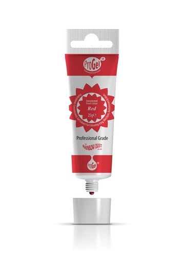 [RD9537] Colorante Gel Rojo Progel 25gr De Rainbow Dust