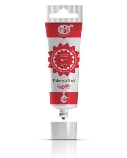 [RD9537] Colorante en gel rojo progel 25gr. Rainbow Dust