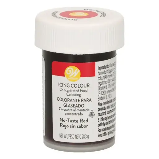 [04-0-0048] Colorante en gel rojo sin sabor 28gr. Wilton