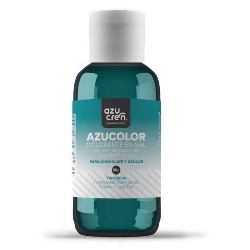 [AZ00166] Colorante en gel turquesa 50gr. Azucolor