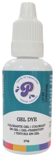 [P010002] Colorante en gel turquesa liposoluble 30ml. Pastry Colours