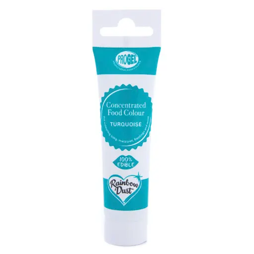 [RD9545] Colorante gel turquesa progel 25gr. Rainbow Dust
