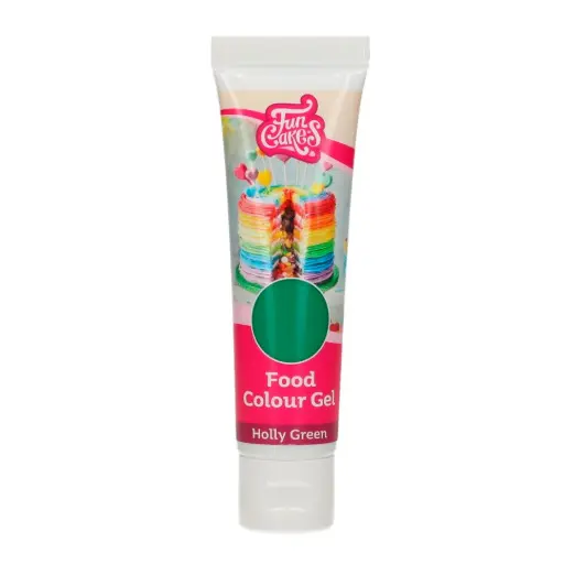 [F44175] Colorante gel verde acebo 30gr. Funcakes