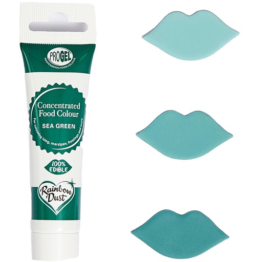 [RD9539] Colorante Gel Verde Mar Progel 25gr De Rainbow Dust