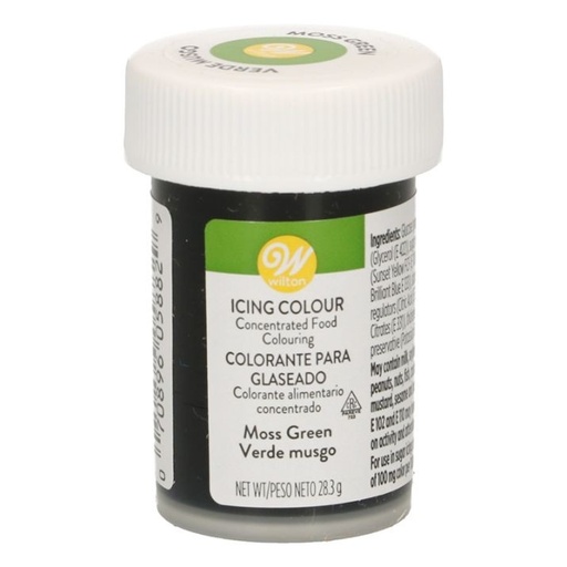 [04-0-0049] Colorante en gel color verde musgo 28gr. Wilton
