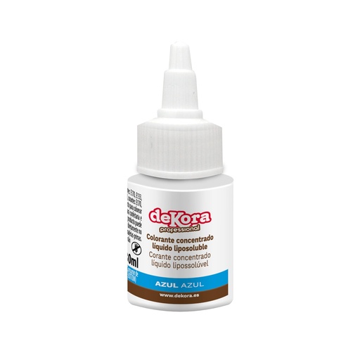 [412069] Colorante Líquido Azul Liposoluble 30ml Dekora