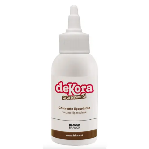 [412066] Colorante líquido blanco liposoluble 100gr. Dekora