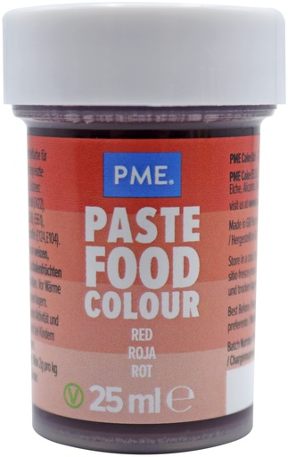 [PC1052] Colorante en pasta rojo 25gr. PME