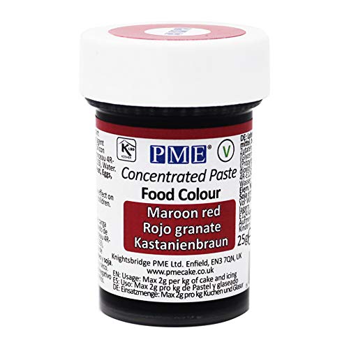 [PC1060] Colorante Pasta Rojo Granate 25gr PME
