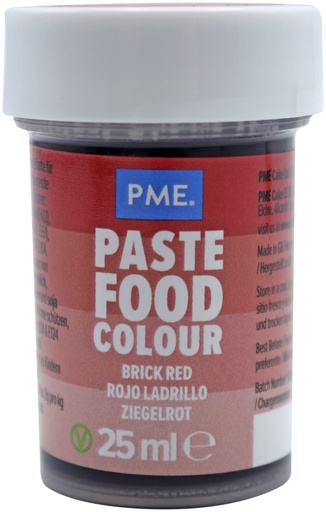 [PC1059] Colorante en pasta rojo ladrillo 25gr. PME