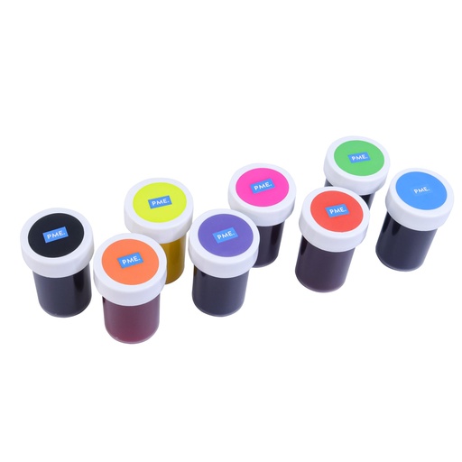 [PC1008] Kit Colorantes Pasta 8ud PME